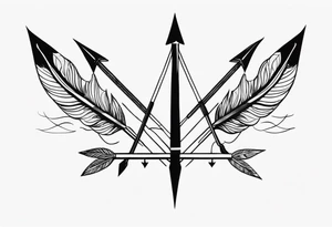 3 arrows tattoo idea