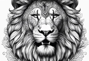 hari singh nalwa rips lion mouth tattoo idea