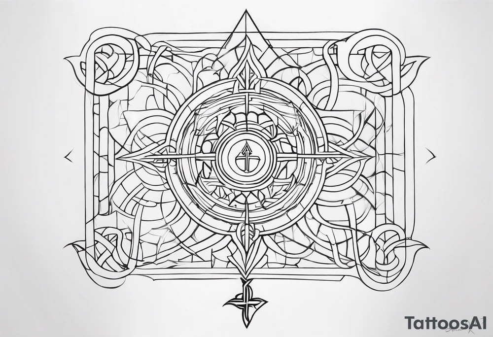 Psalm 23 tattoo idea