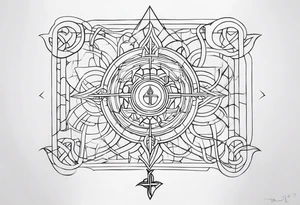 Psalm 23 tattoo idea