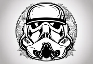 Star wars design including the words 'May the 4th' tattoo idea