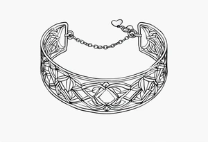 feminine ankle bracelet taytoo tattoo idea