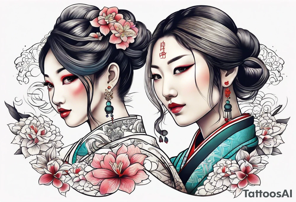 Couple tattoo tattoo idea
