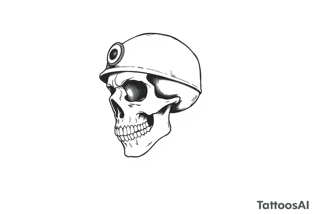 soldier skull tattoo idea