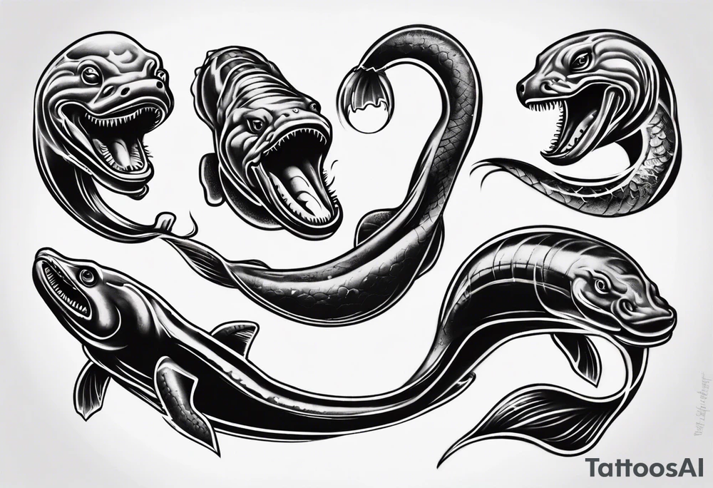 Electric eel tattoo idea