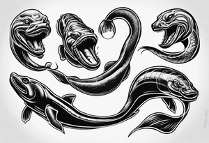 Electric eel tattoo idea