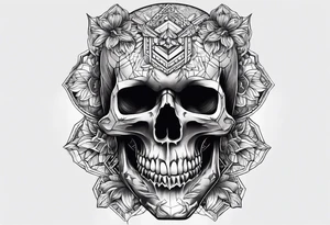 Piret skull tattoo idea