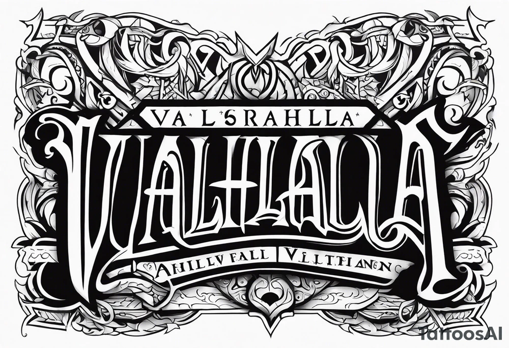Valhalla tattoo idea