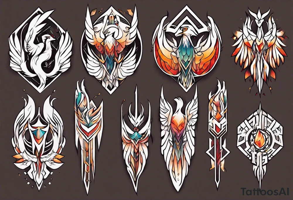 Phoenix tattoo idea