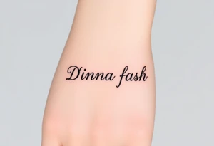 Dinna fash tattoo idea