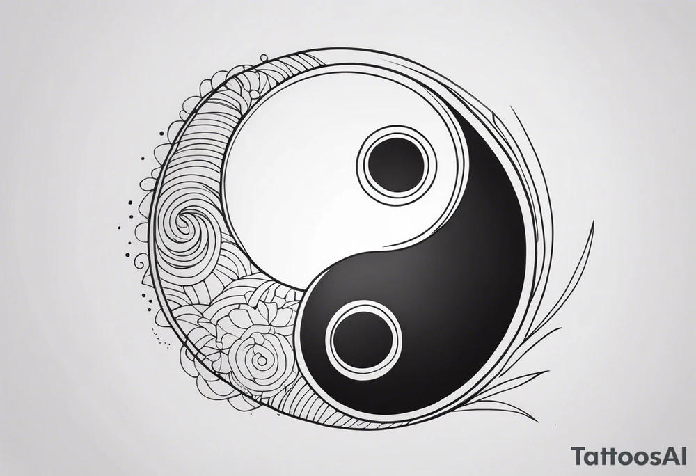 Yin and Yang tattoo idea