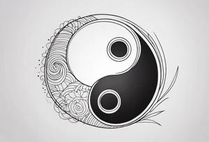 Yin and Yang tattoo idea