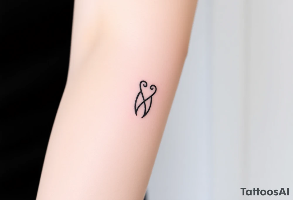 Siluetas de pareja tattoo idea