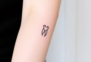 Siluetas de pareja tattoo idea