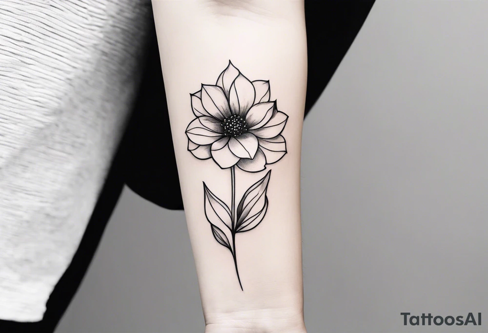 flower tattoo on arm tattoo idea