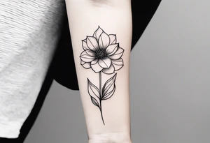 flower tattoo on arm tattoo idea