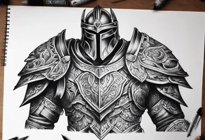 SHOULDER ARMOUR TATTOO tattoo idea