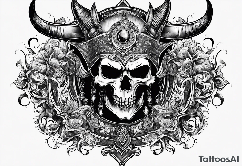 Write the Sentence: "Don't deal with the devil" tattoo idea