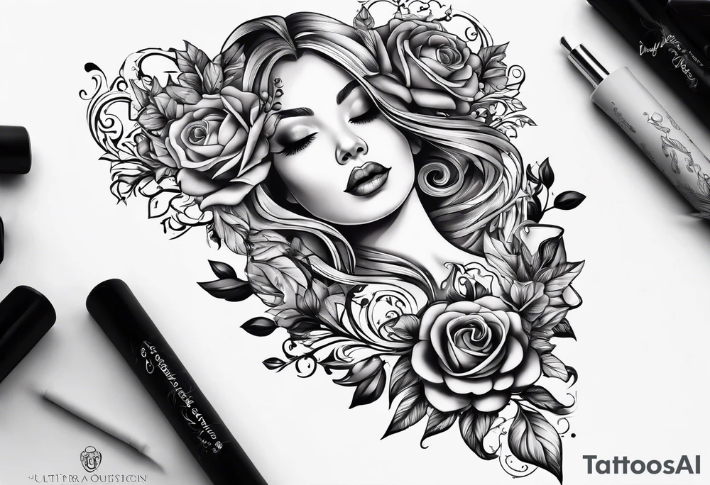 Key to her heart tattoo idea