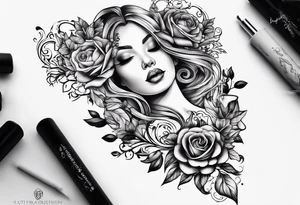 Key to her heart tattoo idea