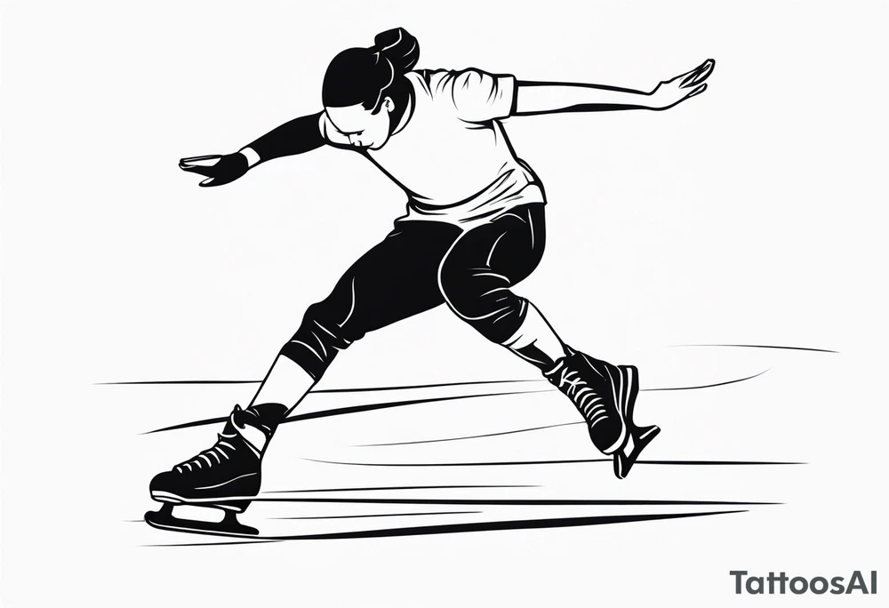 figureskater tattoo idea