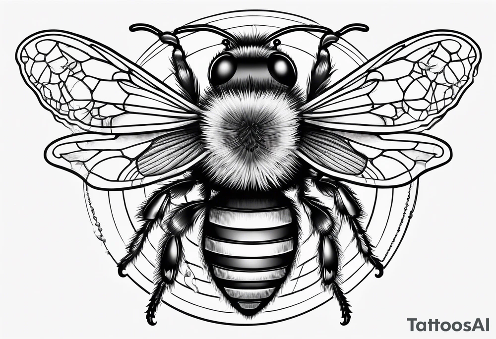 bumble bee tattoo idea
