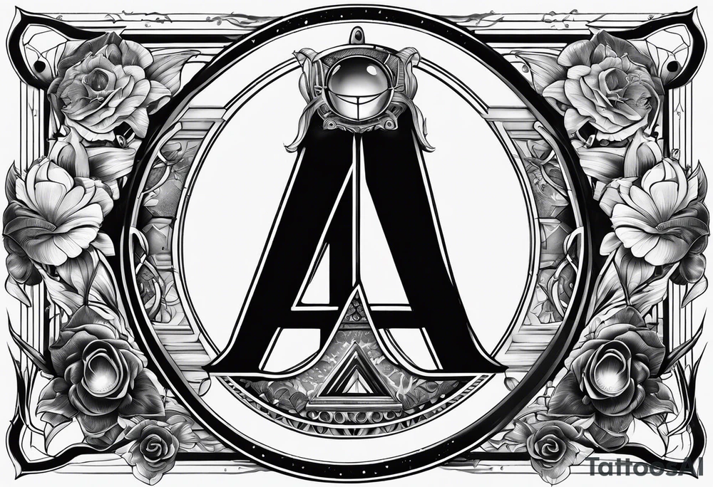 alien alphabet tattoo idea