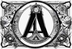 alien alphabet tattoo idea