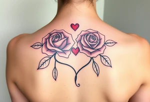 Im a twinky male and want a pretty tattoo on my public area. I like roses, kisses, hearts, and kink tattoo idea