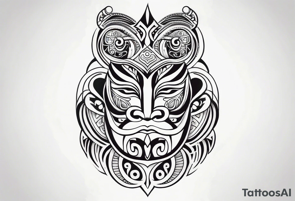 maori neck design tattoo tattoo idea