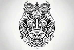 maori neck design tattoo tattoo idea
