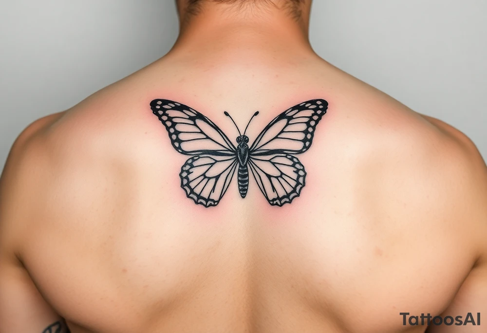 EllaRay with a butterfly tattoo idea