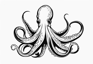Octopus ten thousand leagues tattoo idea
