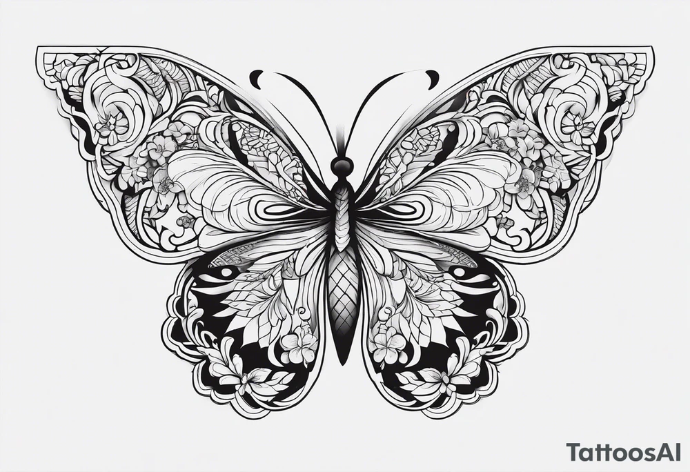 Create a Fine Line tattoo made out of the name Mingo and very pretty maybe a butterfly tattoo idea