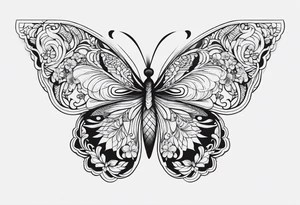 Create a Fine Line tattoo made out of the name Mingo and very pretty maybe a butterfly tattoo idea