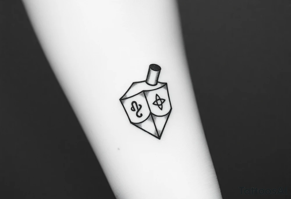 Dreidel tattoo idea