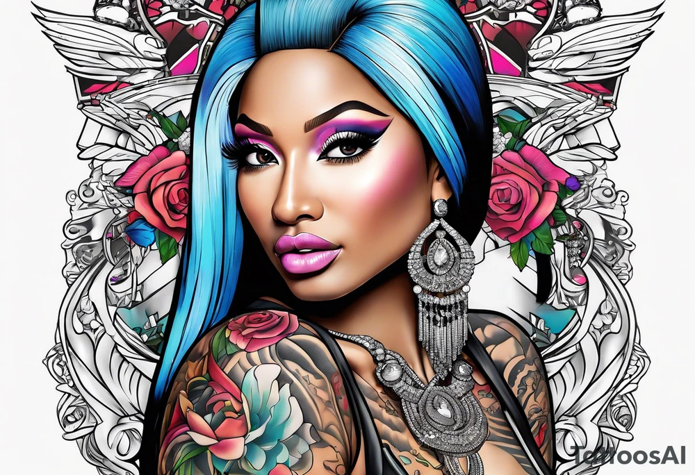 Nicki Minaj tattoo idea