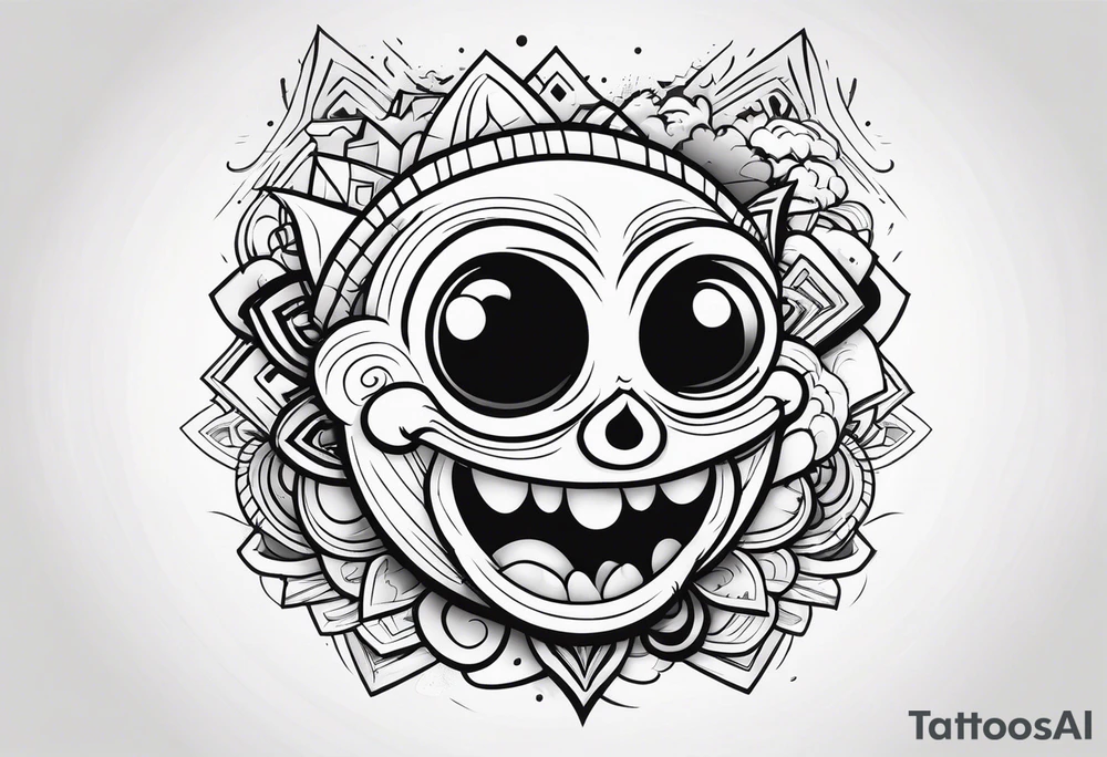Big penis tattoo idea