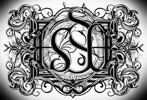 initials

S. C.  H.  J. tattoo idea