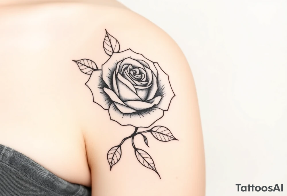 rose tattoo idea