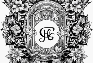 I want the initials: JARR tattoo idea