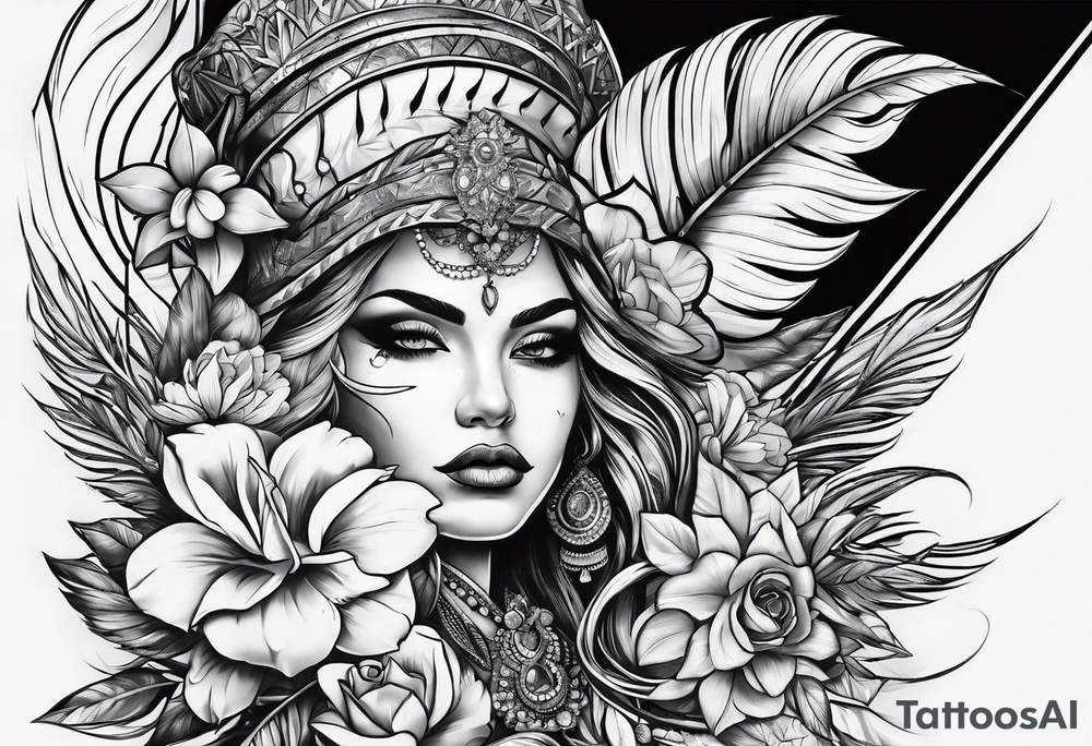 cocaine tattoo idea