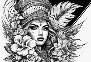 cocaine tattoo idea