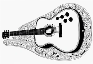 guitar tattoo idea