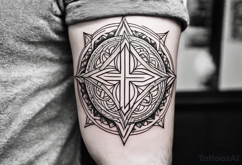 Simple line work tattoo representing John 3:30 “He must increase, but I must decrease.” Incorporate the text “HMIBIMD” tattoo idea
