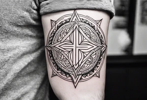 Simple line work tattoo representing John 3:30 “He must increase, but I must decrease.” Incorporate the text “HMIBIMD” tattoo idea