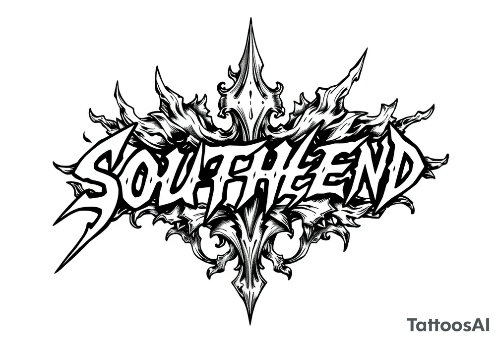 “SOUTHEND” tattoo idea