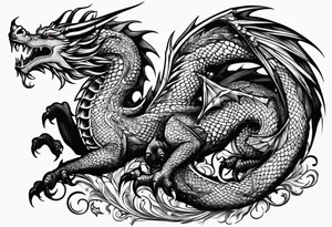 Dragon tattoo idea