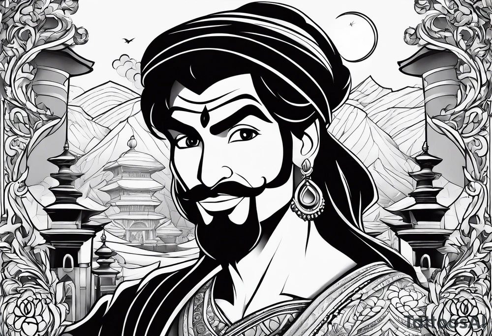 aladdin tattoo idea