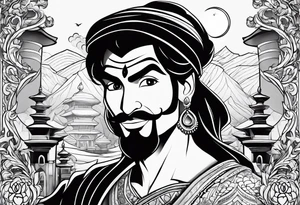 aladdin tattoo idea